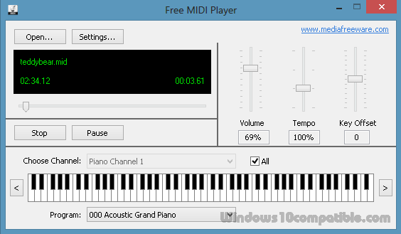 Free Midi Piano Files